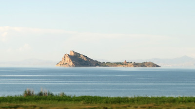 Akdamar Island, Lake Van With Armenian Cathedral, Diyarbakir, Turkey 2014