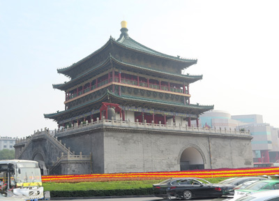Xian: Bell Tower.  14th-18th c, China 2014