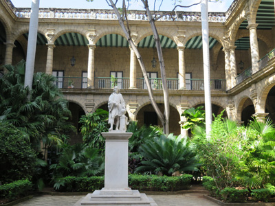 Columbus statue, Old Havana, Cuba 2014