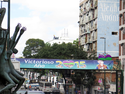 Wishing you a "Victorious Year 2015" With the child B, Caracas, Venezuela 2014