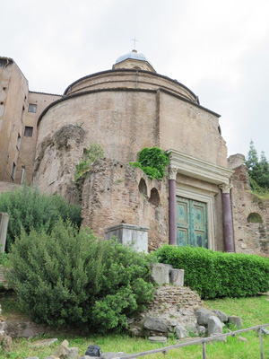 "Temple of Romulus", Roman Fora, Italy 2014