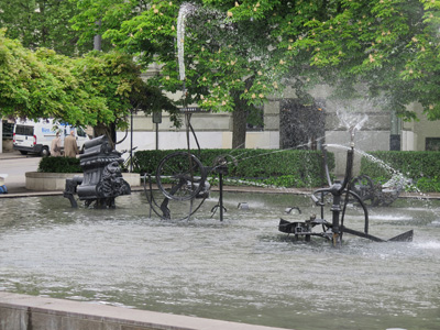 Tinguely Fountain, Basel, Italy 2014