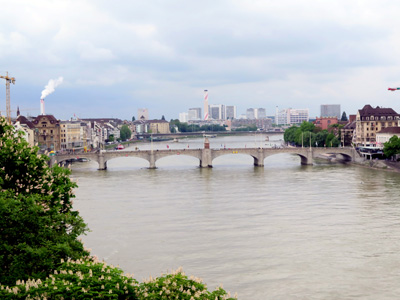 The mighty Rhine, Basel, Italy 2014