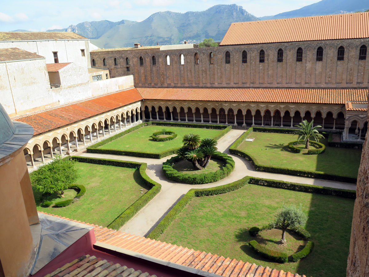Monreale, Monreale Cathedral cloisters