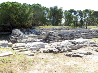 Giant altar of Hieron II, Syracuse, Sicily 2014