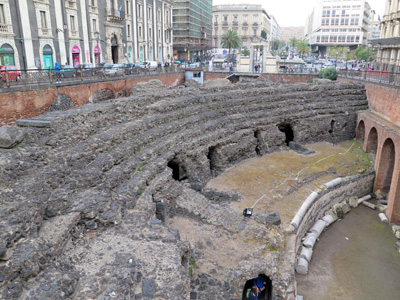 Roman amphitheatre, Catania, Sicily 2014
