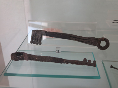 Ancient keys, Carthage Museum, Tunisia 2014