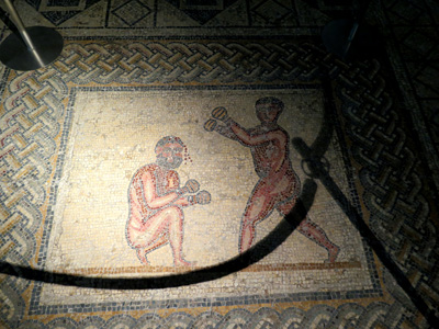 Boxers, Bardo Museum, Tunisia 2014