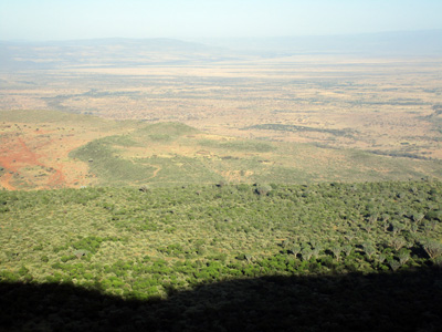 View into Rift Valley, 20 miles NW of Nairob, Masai Mara, Kenya 2015