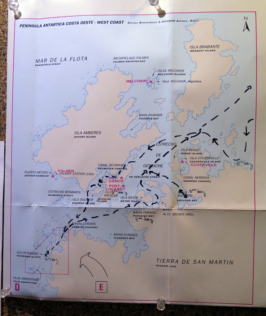 Antarctica: Sea and Ice, Our path