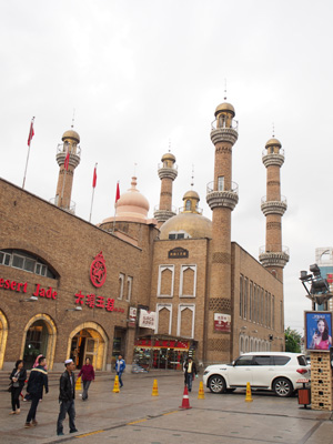 Former Mosque, outside International bazaar, Urumqi, Xinjiang, China, 2015