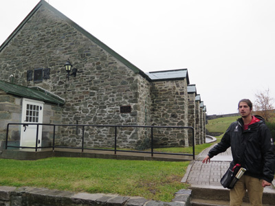 Citadel interior + Guide, Quebec, Canada, Fall 2015