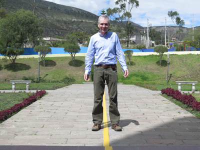 Mitad del Mundo Scotsman on the nominal equator line, The Equator, Quito, Ecuador, 2015