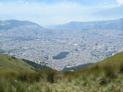 Quito from Cruz Loma, Around Quito, Quito, Ecuador, 2015