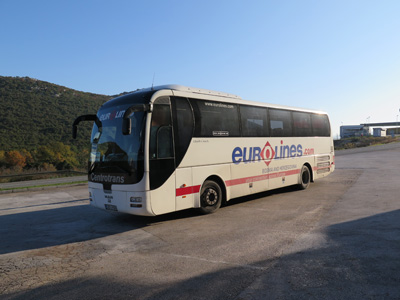 Eurolines to Sarajevo, Dubrovnik, Croatia 2015