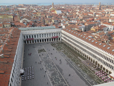 Campanille view: St Mark's Square, Italy 2015