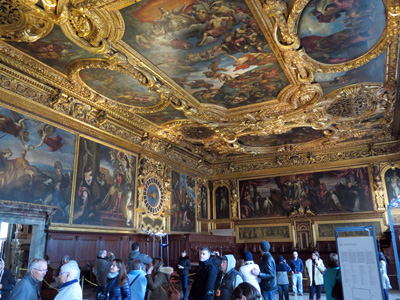 Doge's Palace: Sal de Senato, Italy 2015