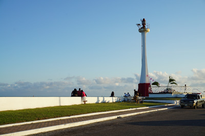 Waterfront & Lighthouse, Belize City, Belize 2016