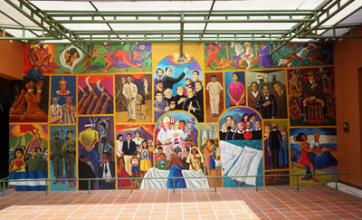 Entry Mural, Anthropological Museum, San Salvador