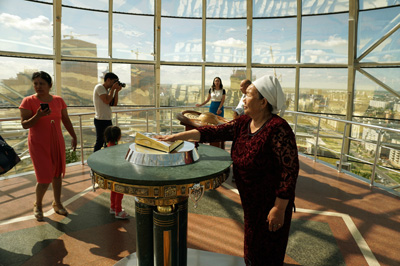 Atop the Bayterek Tower, Astana, Kazakhstan May 2016
