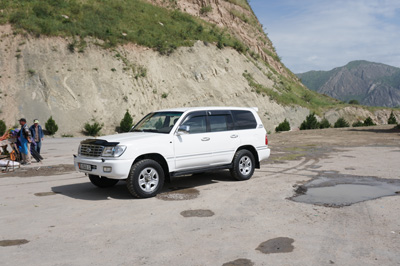 Our fine vehicle, Dushanbe-Khalaikhum, Tajikistan & The Pamir Highway 2016