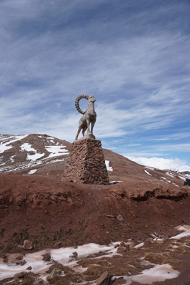 Tajik-Kyrgyz border marker, Murghab-Border, Tajikistan & The Pamir Highway 2016