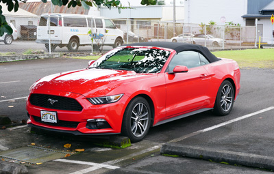 Budget had given me an unexpected free upgrade., Lava Cruise, Hawaii 2016