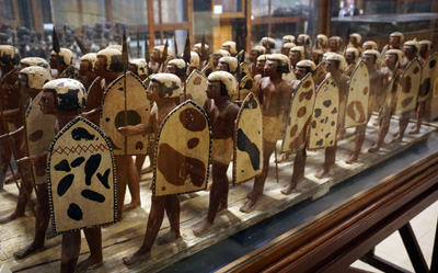 Egyptian Spearmen (~2000 BC), Egyptian Museum, Egypt 2017
