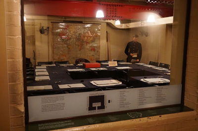 War Cabinet Room, Churchill War Rooms, London, December 2016