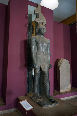 King Taharga (~670 BC), National Museum, Sudan 2016
