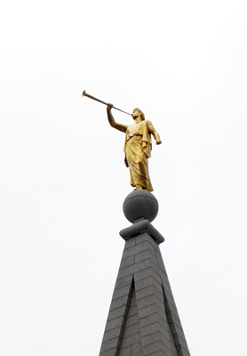 Angel Moroni, atop SLC Temple, Salt Lake City, Salt Lake City + Bozeman + Canada 2016