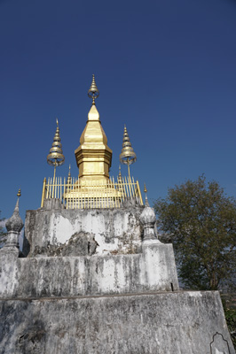 Hilltop stupa, Luang Prabang, Laos Spring 2017