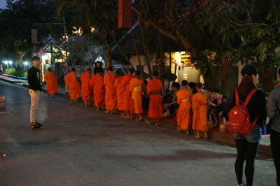 Tak Bat, Laos Spring 2017