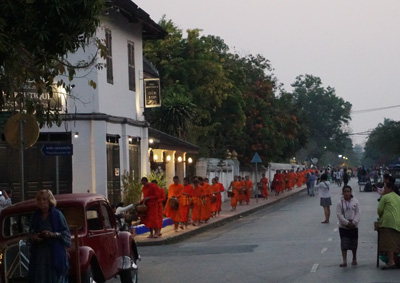 Tak Bat, Laos Spring 2017