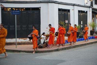 Tak Bat, Laos Spring 2017