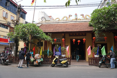 Bach Ma "White Horse" Temple (18th c), Hanoi, Vietnam Spring 2017