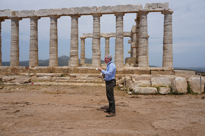 A Pious Pilgrim, Cape Sounion, Greece May 2017