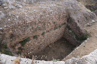 Excavated/Restored Grave, Mycenae, Greece May 2017