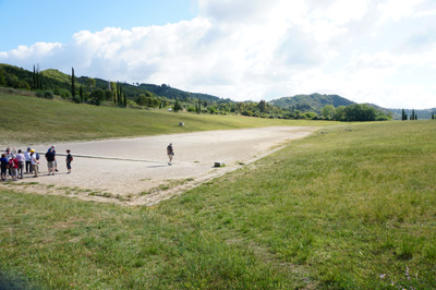 Ancient Stadium, Olympia, Greece May 2017
