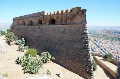 Palamidi bastion, Palamidi Fortress, Greece May 2017