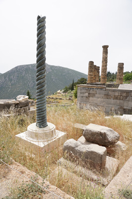 Serpent Column (replica), Delphi, Greece May 2017