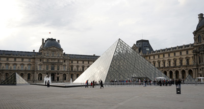 Louvre Pyramid, The Louvre, France 2017