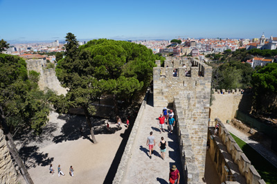Castello de Sao Jorge, Lisbon, Portugal