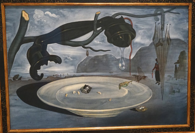 Dali: "The Enigma  of Hitler" (1939) Centro de Arte R, Madrid, Spain 2017