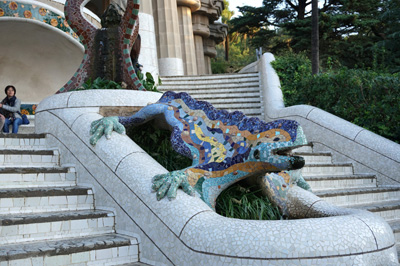 Iconic Salmander/Dragon, Park Güell, Spain 2017