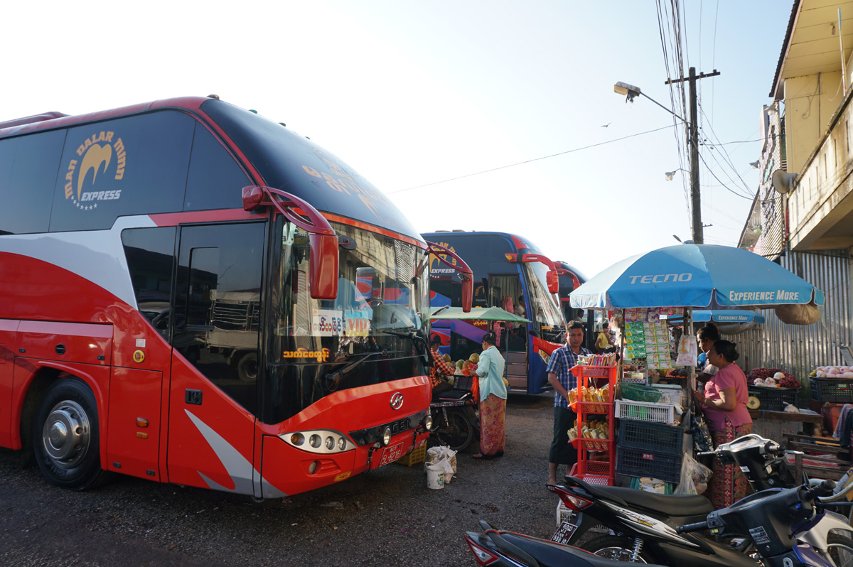 Mawlamyine to Yangon, Mandalar Minn VIP bus to Yangon