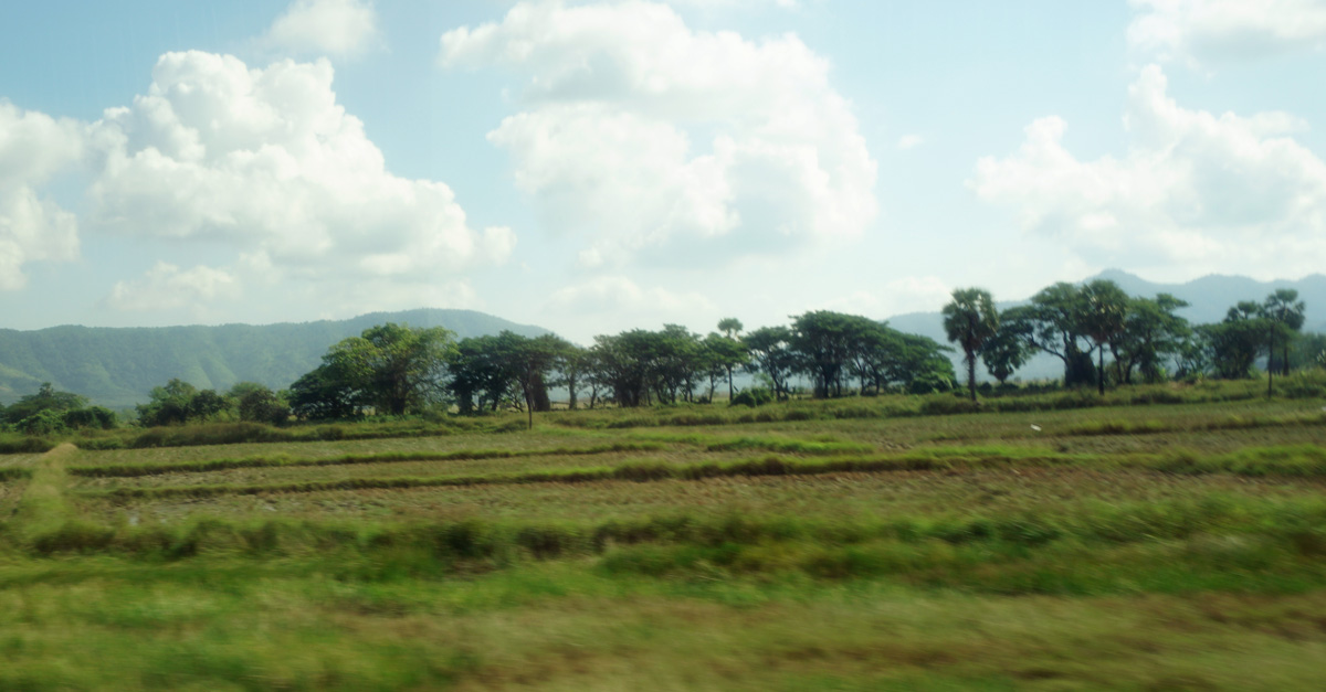 Mawlamyine to Yangon, 32 miles NW of Mawlamyine