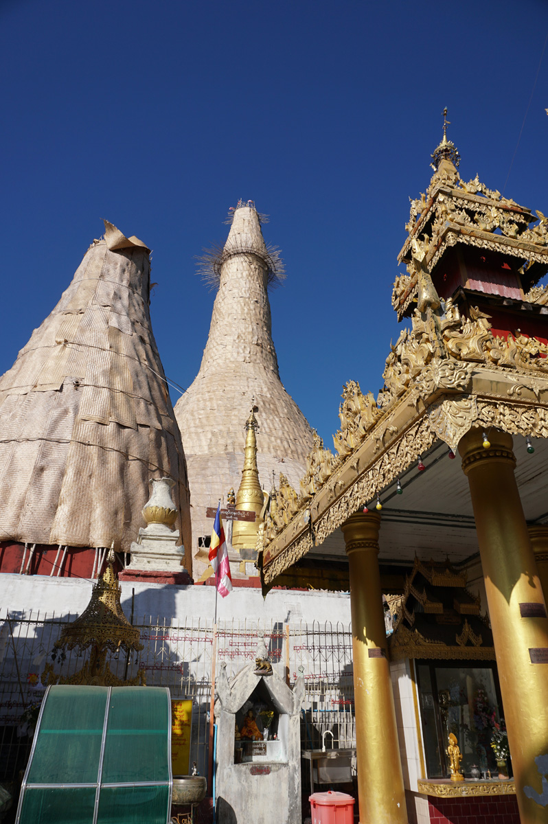 Thanlyin, Kyaik Khauk pagoda: Under regilding