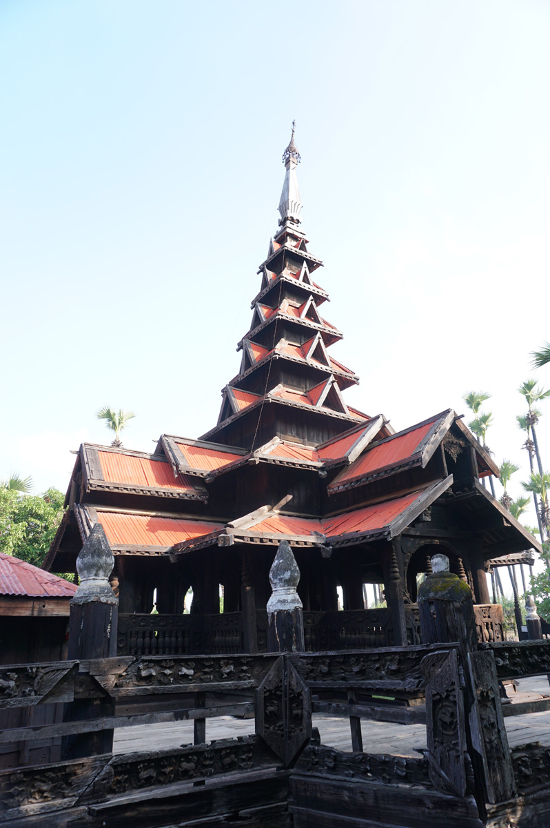 Ava, Bagaya Monastery (Teak)