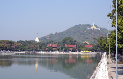 View to Mandalay Hill, Myanmar 2017